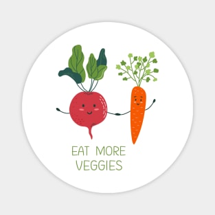 Cartoon veggies characters Magnet